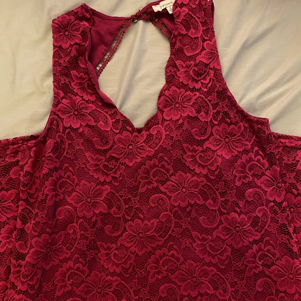 Fuchsia Floral Dress